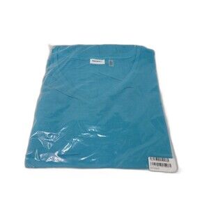 DKNYC V Neck Elastic Waist Dress Size XL ~ Azure